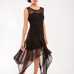 SERENITY (V-Back Chiffon Dress)