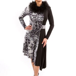 VIXEN NOIR - French Viscose Dress
