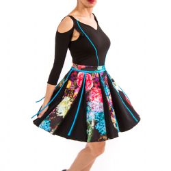 AMOROUS TWIST - Full Circle Scuba Skirt