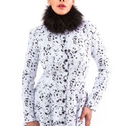 MAJESTIC SWAN - Jacquard Knit Coat